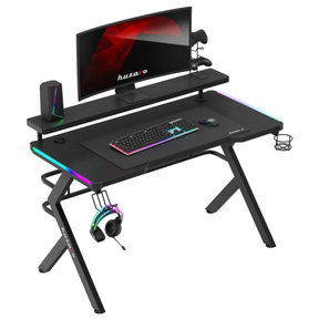 Huzaro Hero 5.0 RGB 120cm Gaming Desk Black | Klikk Malta