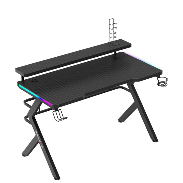 Huzaro Hero 5.0 RGB 120cm Gaming Desk Black | Klikk Malta