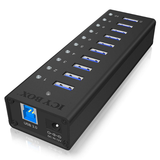 Icy Box 10 Port USB 3.0 Hub & Charger | Klikk Malta