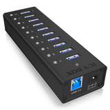 Icy Box 10 Port USB 3.0 Hub & Charger | Klikk Malta