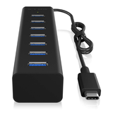 Icy Box 7 Port USB 3.0 Type-C Hub & Charger | Klikk Malta