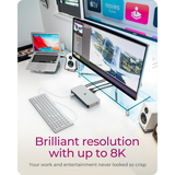 IcyBox 10-in-1 USB-C Docking Station with D... | Klikk Malta