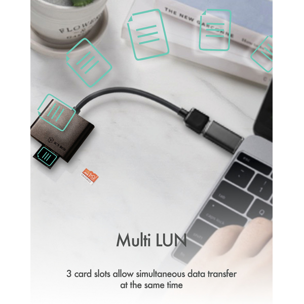 ICY BOX CF/SD/microSD USB 3.0 Card Reader | Klikk Malta