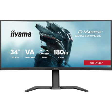 iiyama GCB6484WQSU Red Eagle 34 inch WQHD 0... | Klikk Malta