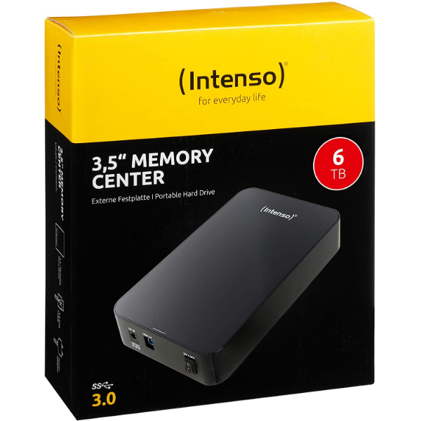 Intenso Memory Center 6TB USB 3.0 Desktop E... | Klikk Malta