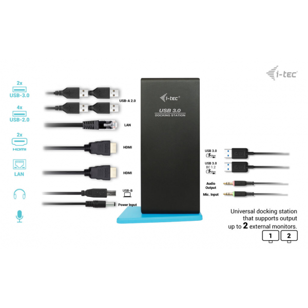 i-tec USB 3.0 Docking Station | Klikk Malta