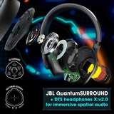 JBL Quantum 400 Hybrid Gaming Headset Black | Klikk Malta