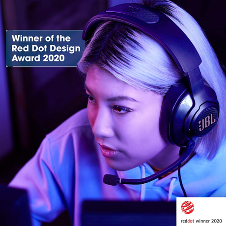 JBL Quantum 400 Hybrid Gaming Headset Black | Klikk Malta