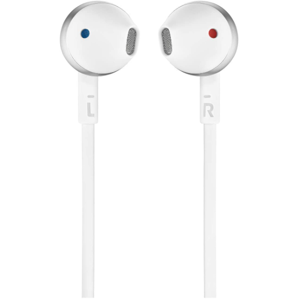 JBL T205 Earphones White Chrome | Klikk Malta