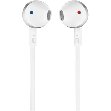 JBL T205 Earphones White Chrome | Klikk Malta