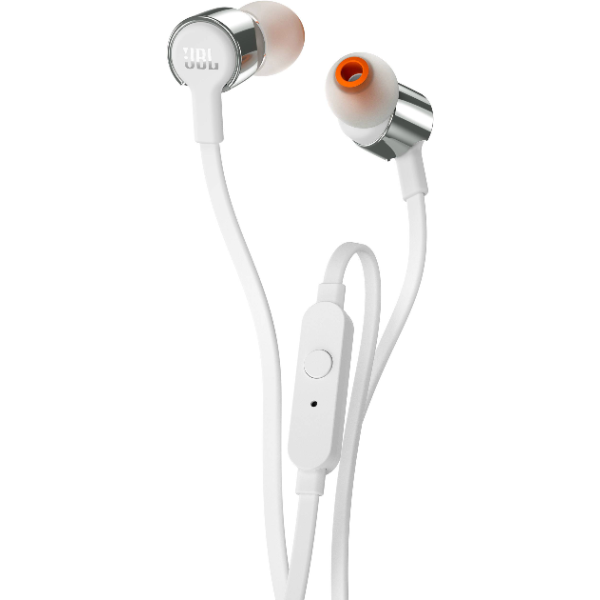 JBL T210 In-Ear Earphones Grey | Klikk Malta