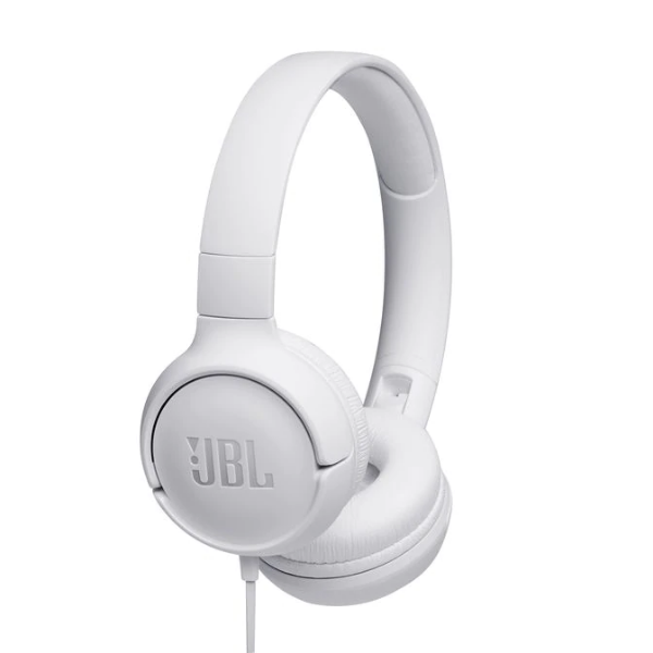 JBL Tune 500 On-Ear Headphones White | Klikk Malta