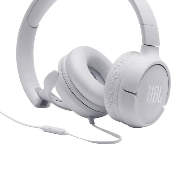JBL Tune 500 On-Ear Headphones White | Klikk Malta