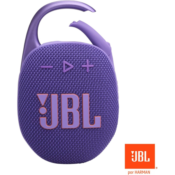 JBL Clip 5 Portable Wireless Speaker Purple | Klikk Malta