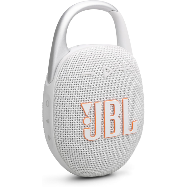 JBL Clip 5 Portable Wireless Speaker White | Klikk Malta