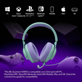 JBL Quantum 100M2 Gaming Headset Cyan | Klikk Malta