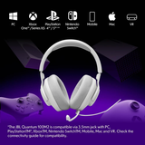 JBL Quantum 100M2 Gaming Headset White | Klikk Malta