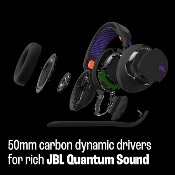 JBL Quantum 650 Wireless Gaming Headset Black | Klikk Malta