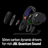 JBL Quantum 650 Wireless Gaming Headset Black | Klikk Malta