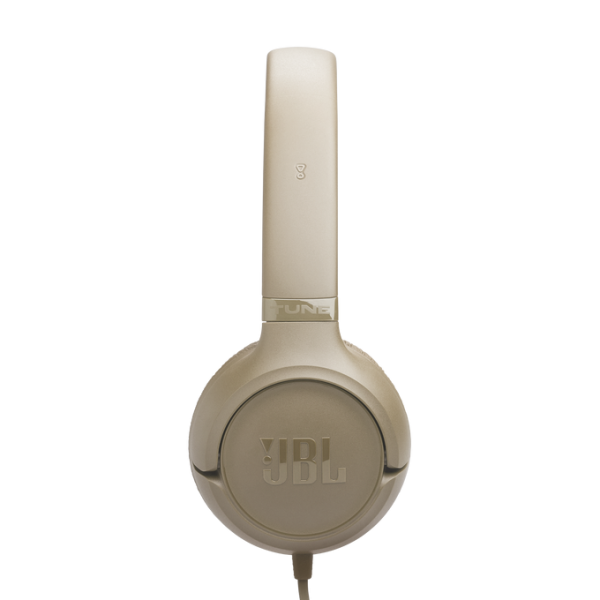 JBL T530 Wired On-Ear Headphones Beige | Klikk Malta