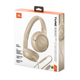 JBL T530 Wired USB-C On-Ear Headphones Beige | Klikk Malta