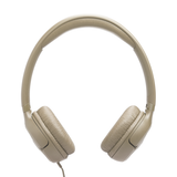 JBL T530 Wired USB-C On-Ear Headphones Beige | Klikk Malta