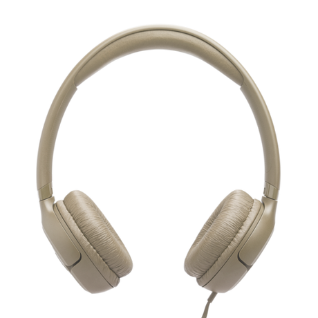 JBL T530 Wired USB-C On-Ear Headphones Beige | Klikk Malta