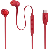JBL Tune 310 USB-C In-Ear Wired Headphones Red | Klikk Malta