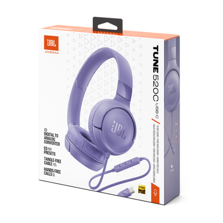 JBL Tune 520C USB-C Wired On-Ear Headphones... | Klikk Malta