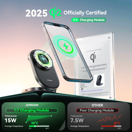 Joyroom Wireless Charger 3-in-1 15W for iPh... | Klikk Malta