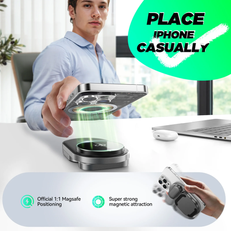 Joyroom Wireless Charger 3-in-1 15W for iPh... | Klikk Malta