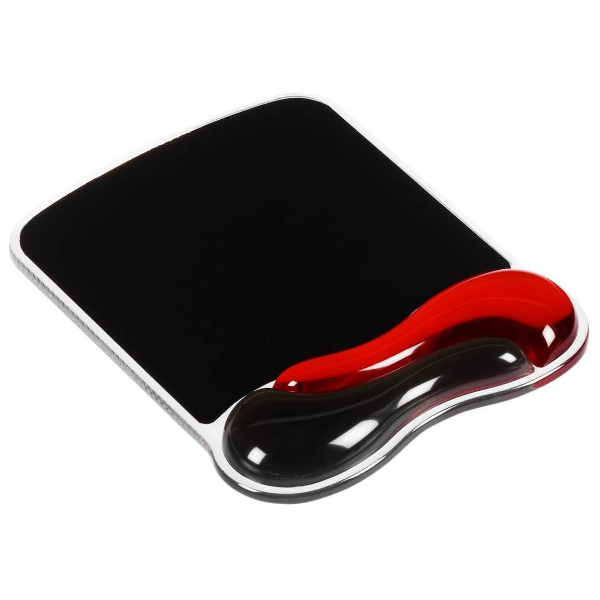 Kensington Duo Gel Mouse Mat Black-Red | Klikk Malta