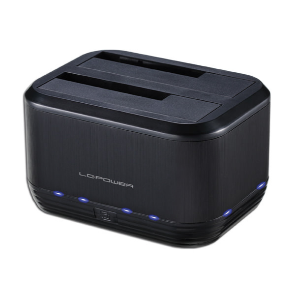 LC-Power USB 3.0 Dual Bay SATA HDD Docking ... | Klikk Malta