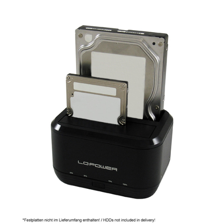 LC-Power USB 3.0 Dual Bay SATA HDD Docking ... | Klikk Malta
