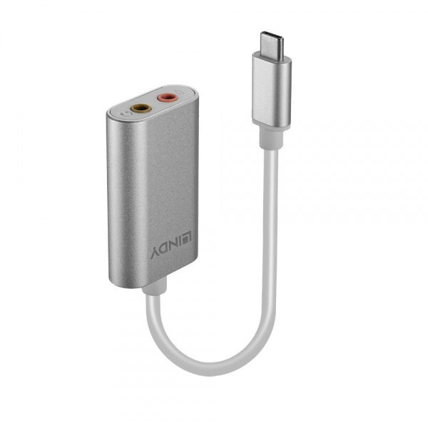 Lindy USB-C to 2x3.5mm Headphones/Mic Jack ... | Klikk Malta