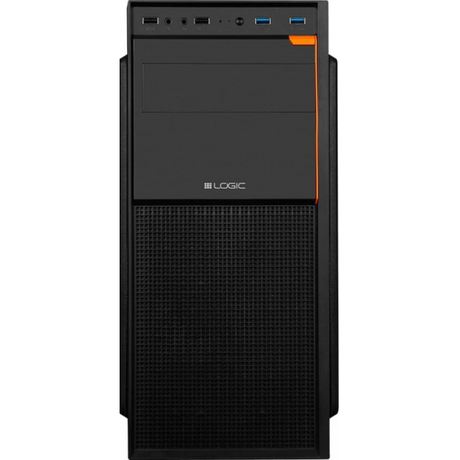 Logic J23 Mid-Tower ATX Computer Case Black | Klikk Malta