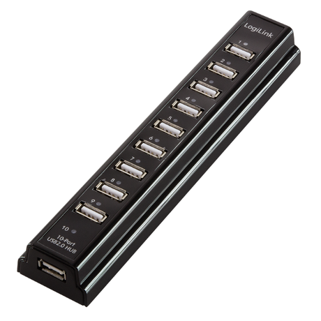 LogiLink 10 Port USB 2.0 Hub | Klikk Malta