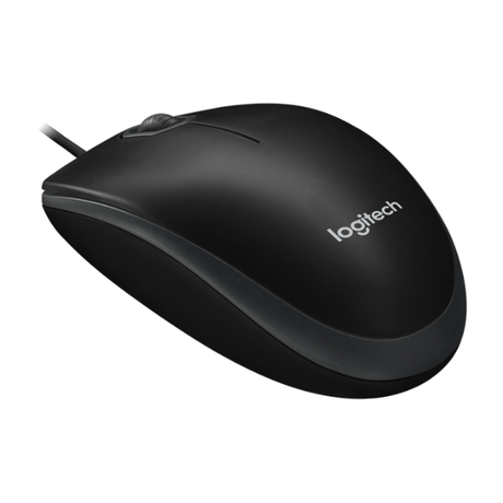 Logitech B100 Optical USB Mouse Black | Klikk Malta