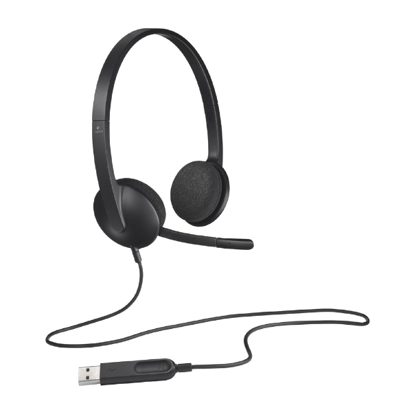 Logitech H340 USB Stereo Headset | Klikk Malta
