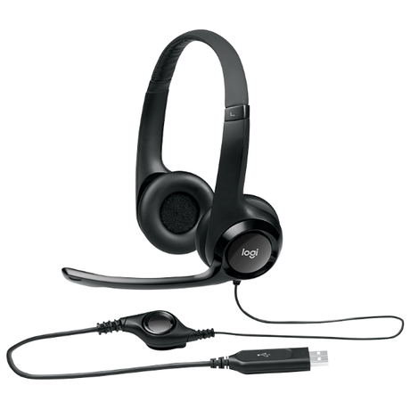 Logitech H390 USB Stereo Headset | Klikk Malta