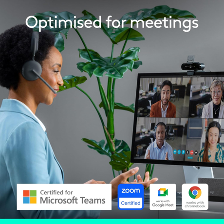 Logitech Brio 4K USB Webcam (MS Hello) | Klikk Malta