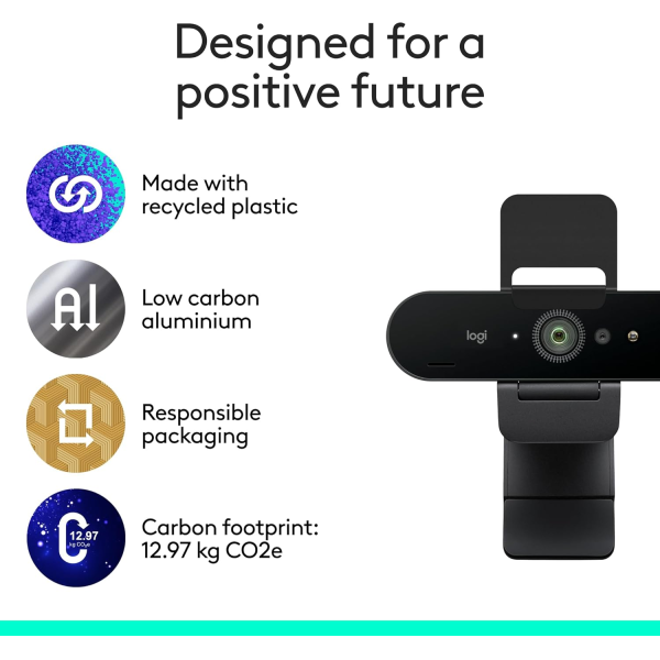 Logitech Brio 4K USB Webcam (MS Hello) | Klikk Malta