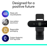 Logitech Brio 4K USB Webcam (MS Hello) | Klikk Malta