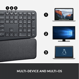 Logitech K860 Ergonomic Wireless Keyboard | Klikk Malta