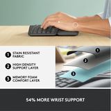 Logitech K860 Ergonomic Wireless Keyboard | Klikk Malta