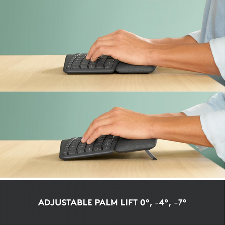 Logitech K860 Ergonomic Wireless Keyboard | Klikk Malta