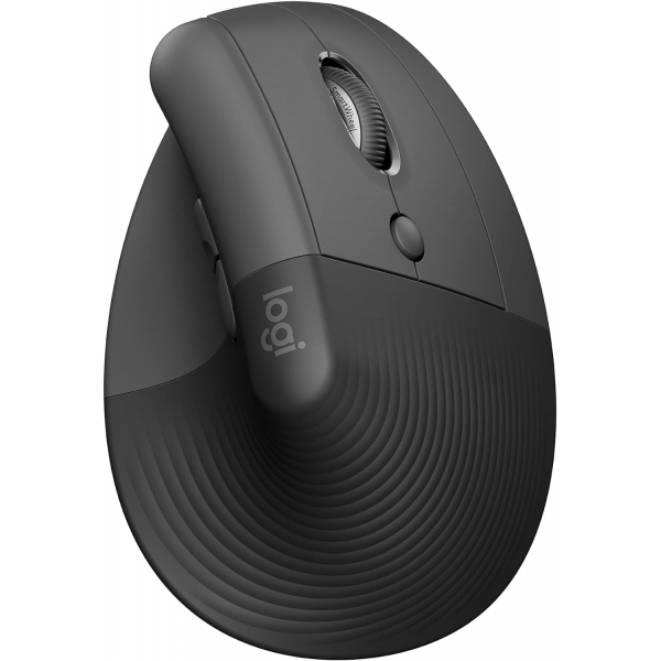 Logitech Lift Ergonomic Wireless Mouse Black | Klikk Malta