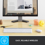 Logitech MK470 Slim Keyboard & Mouse White US | Klikk Malta