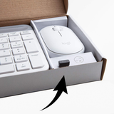 Logitech MK470 Slim Keyboard & Mouse White US | Klikk Malta