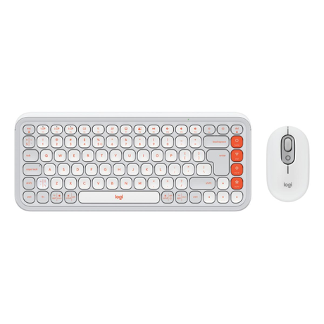 Logitech Pop Icon Keyboard & Mouse Combo Wh... | Klikk Malta